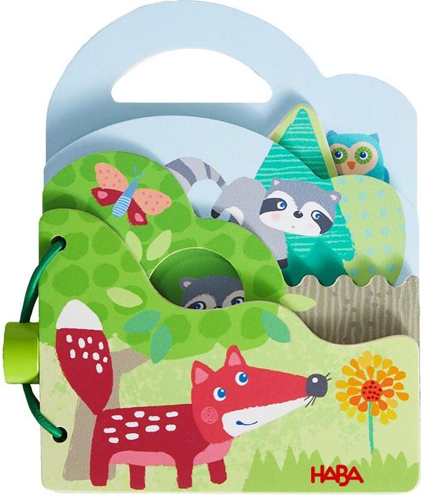 Haba Wooden Baby Book Forest Animals (German)