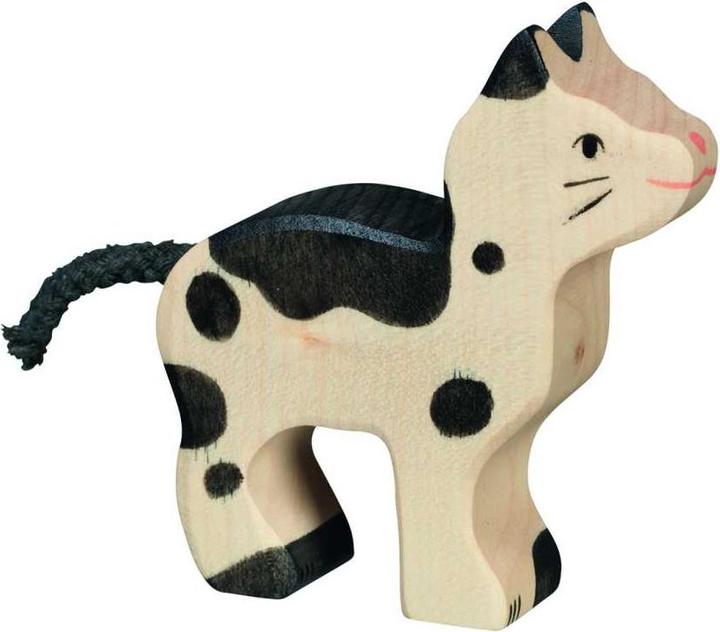 Immagine prodotto Holztiger Gatto, piccolo, bianco e nero