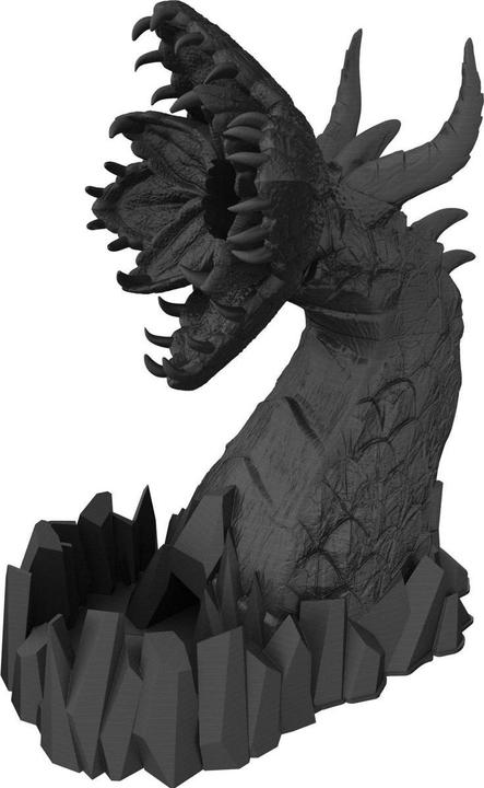 Produktbild Feldherr Fates End Würfelturm Moonworm schwarz 3D-Gelände für Tabletop (Kunststoff)