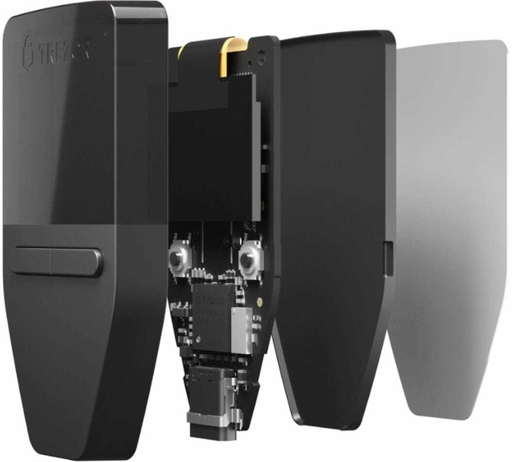 Actual product image Trezor Safe 3 - Cosmic Black (Bitcoin, Bitcoin cash, Ethereum Classic, Cardano, Dogecoin, Litecoin, Stellar)