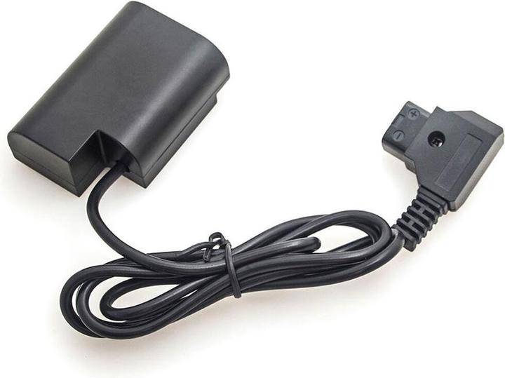Produktbild Caruba Panasonic DMW DCC12 Volldecodierung Dummy Batterie + D TAP B Type Port (gerades Kabel) (Kamera Akku)