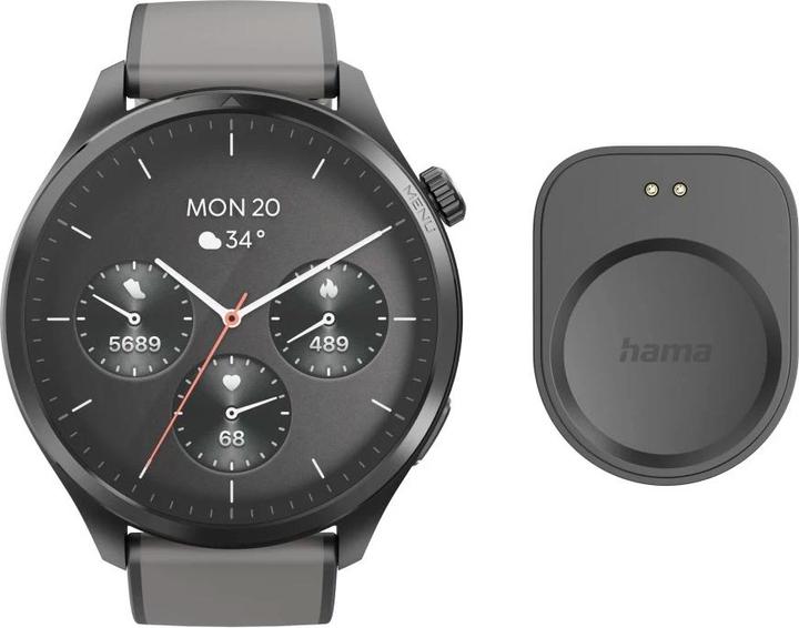 Immagine prodotto Hama 9000", GPS, 4 GB di memoria musicale, AMOLED 1.43 (47 mm)