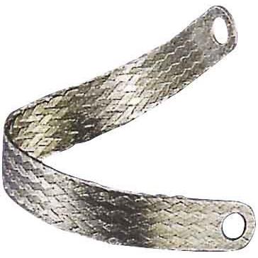 Erico ERIFLEX MBJ16-300-6 Fascetta di messa a terra, rame stagnato, 16 mm2, MBJ163006, Accessori di elettronica + Alloggiamento, Rame