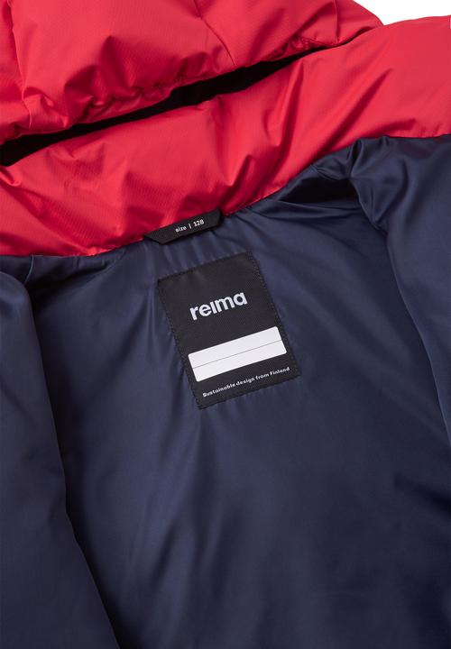 Actual product image Reima Kids Quilted Jacket Teisko Tomato (140)