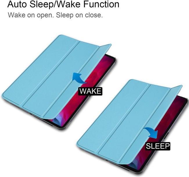 Produktbild MU Classic Dreifach faltbare Leder Hülle mit Auto Sleep/Wake Funktion (IPad Pro 11 (2020))