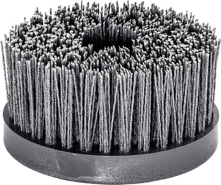Actual product image Lessmann Disc brush dm 130 mm M14 SiC abrasive filaments granulation 80 mm 2500 min-¹ (80)