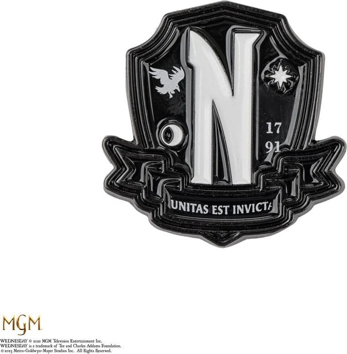 Immagine prodotto Cinereplicas Spille del mercoledì 2-Pack Nevermore Academy