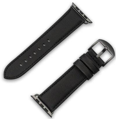 JT Berlin Apple Watch 42/44/45/49mm - Wannsee schwarz (42 mm, 44 mm, 45 mm, 49 mm, TPU, Apple Watch Series 1, Apple Watch Series 2, Apple Watch Series 3, Apple Watch Series 4, Apple Watch Series 5, Apple Watch Series 6, Apple Watch Series 7, Apple Watch Series 8, Apple Watch Series 9, Apple Watch SE, Apple Watch Ultra, Apple Watch Ultra 2)