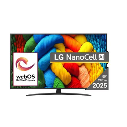 Immagine prodotto LG TV (55", NANO81, Nano-Cell, 4K, 2025)