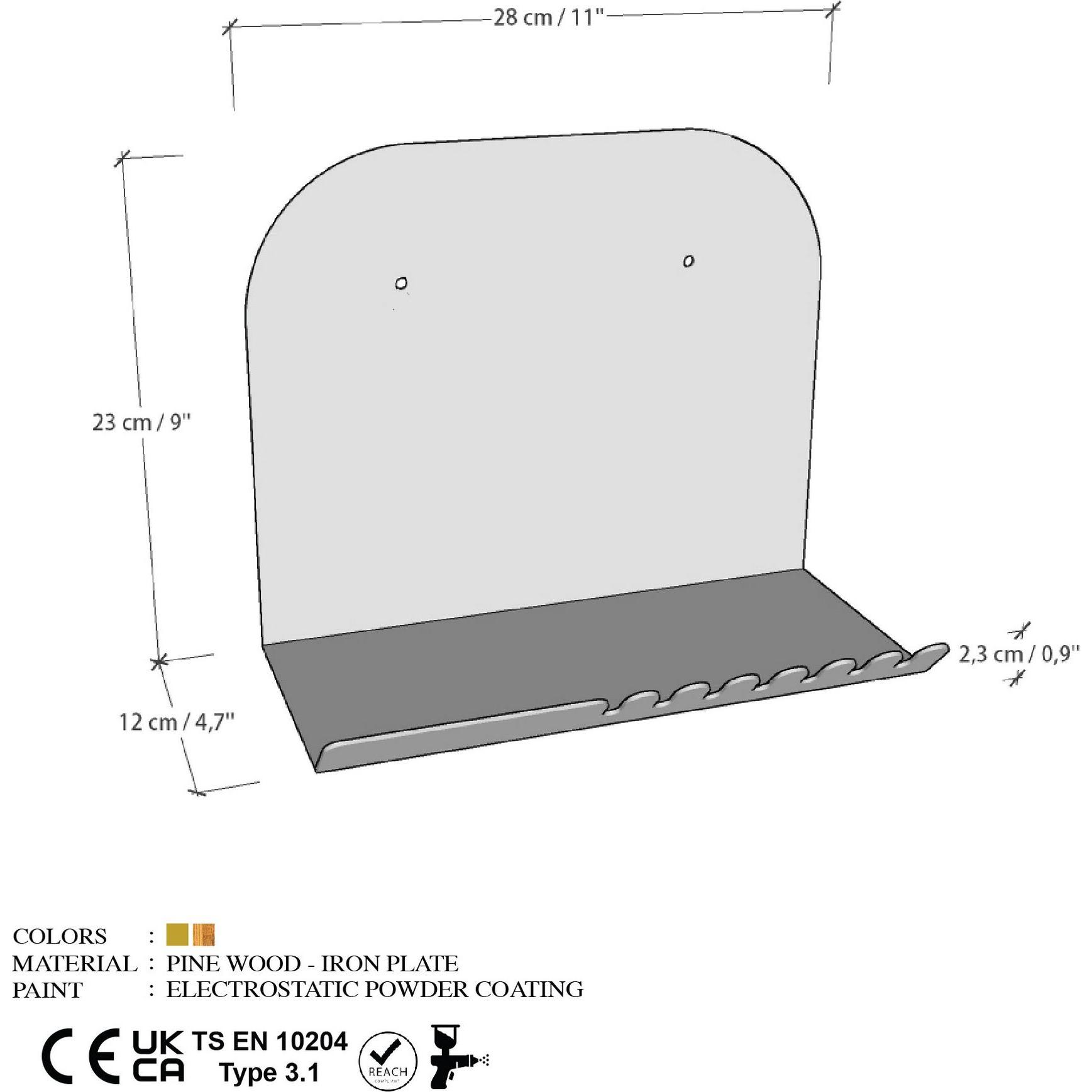 Thumbnail - Homitis, Regal, Short (28 x 12 x 23 cm)