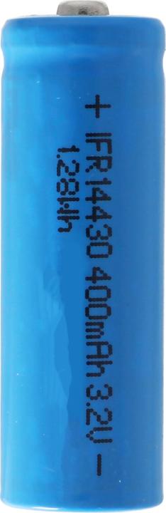 Produktbild AccuCell IFR 14430 - LiFePo4 Akku (Button Top) ungeschützt (1 Stk., 14430, 400 mAh)