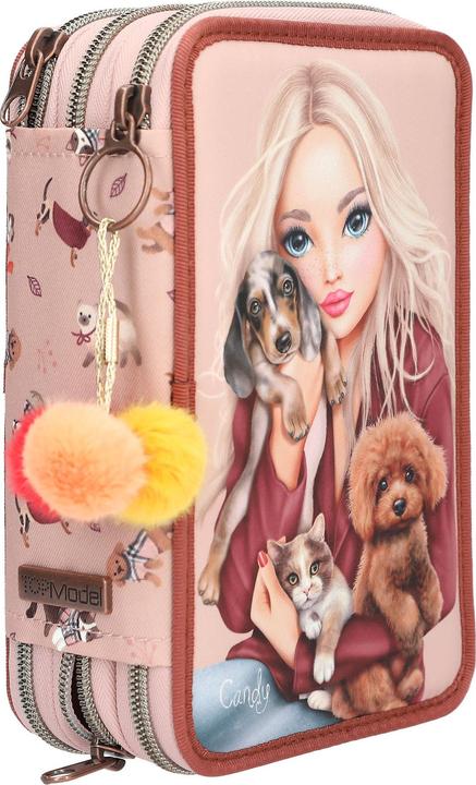 Produktbild Top Model TOPModel - Triple Pencil Case FUR EVER FRIENDS - Powdery Pink and Copper