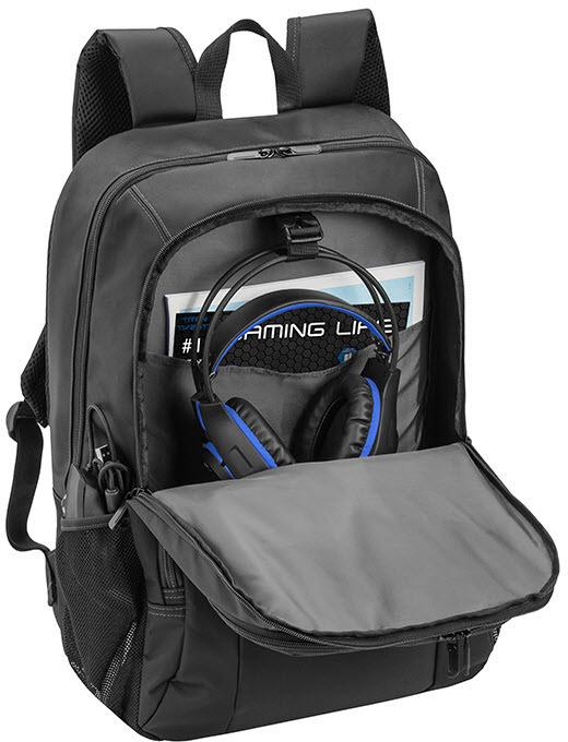 Actual product image Pedea Backpack "First One" 17.3" (43.9cm), black/grey