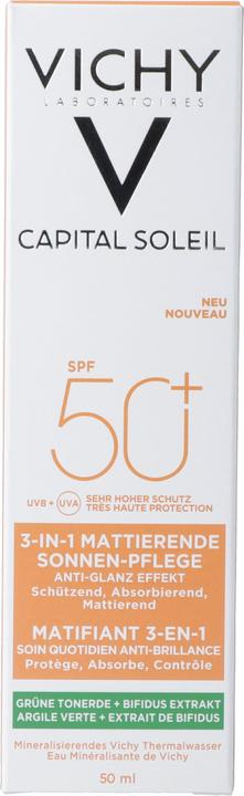 Actual product image Vichy Capital Soleil Mattifying (Suntan cream, SPF 50, 50 ml, 73 g)