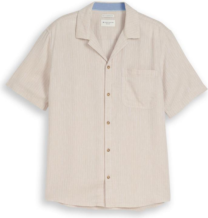 Produktbild Tom Tailor structured cotton linen shirt (L)