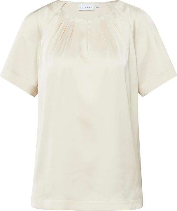 Produktbild Comma Bluse Feminine Kurzarmbluse mit Raglanärmeln und Raffung am Ausschnitt (44)