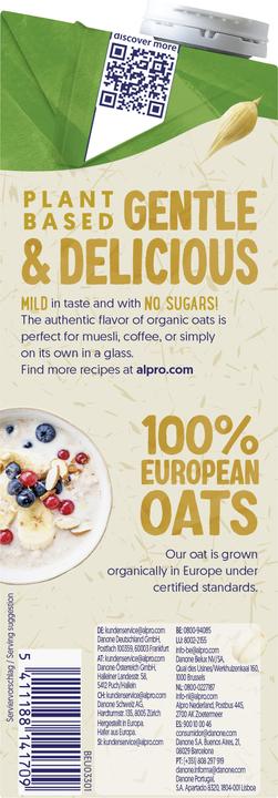 Produktbild Alpro ® Bio Haferdrink, Ohne Zucker