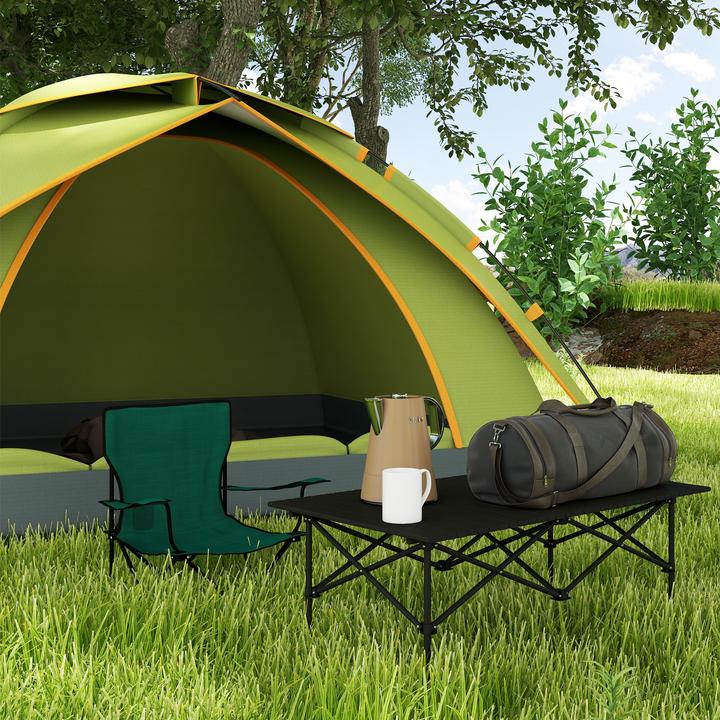Image du produit Outsunny Campingtisch Aluminium Schwarz