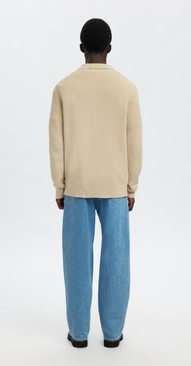 Produktbild Selected Slhdane Ls Knit Struc Half Zip Polo Noos (S)