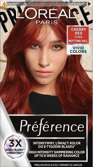Immagine prodotto L'Oréal Paris L'Oreal Preference Vivids Tintura per capelli 5.664 Rosso Ciliegia (5.664 Rosso ciliegia)