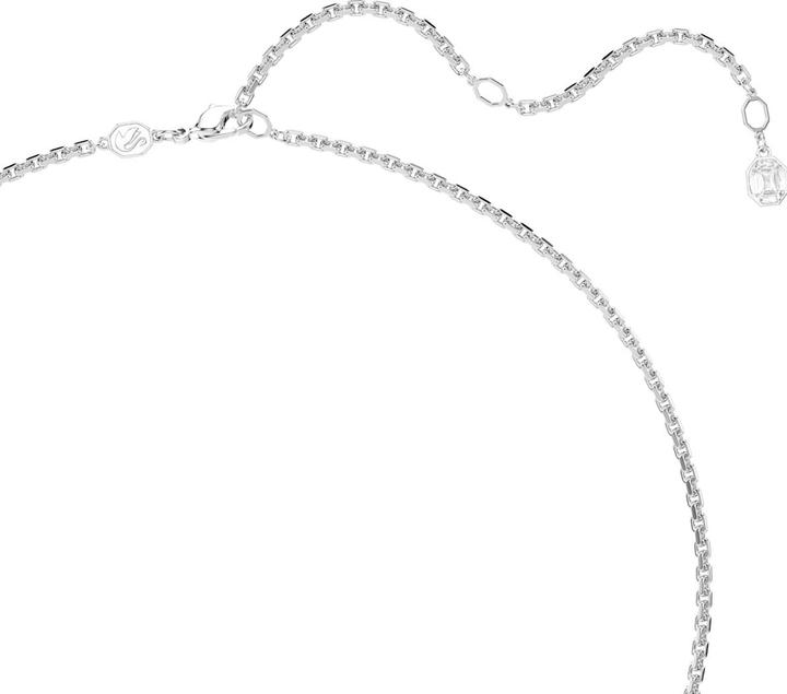 Immagine prodotto Swarovski Millenia Halskette Oktagon Schliff Weiss Rhodiniert (Metallo rodiato Swarovski)
