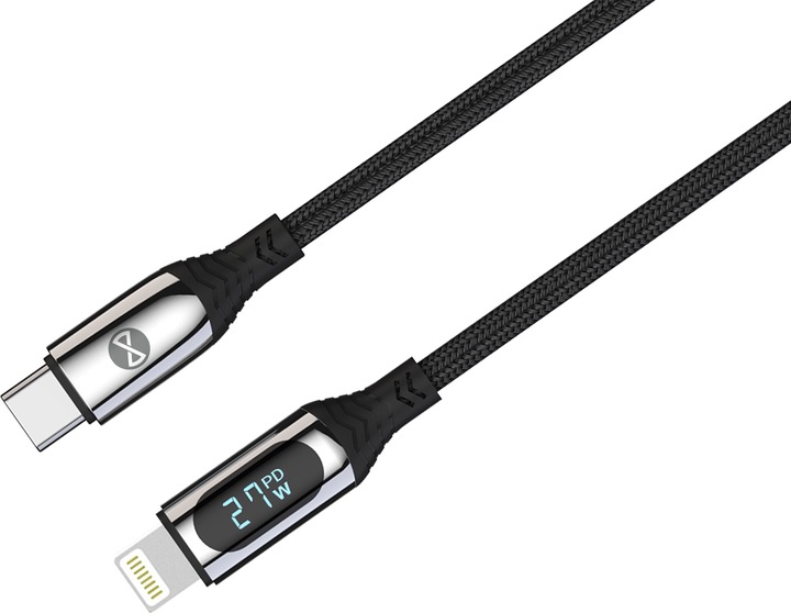 Produktbild Forever LCD-Kabel USB-C - Lightning 1,0 m 27W schwarz (1 m, USB 3.2 Gen 1)