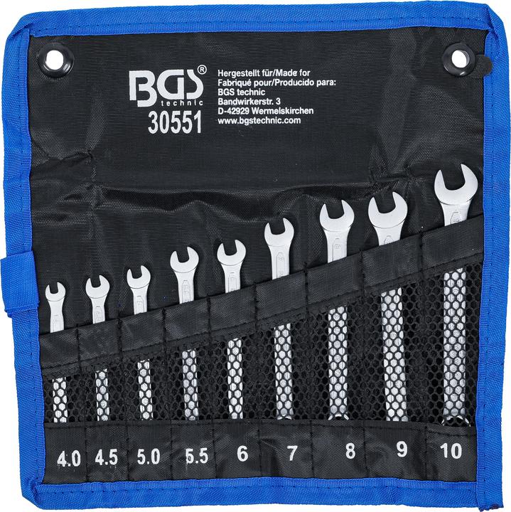 Immagine prodotto BGS Set di chiavi combinate (6 mm, 10 mm, 7 mm, 5 mm, 8 mm, 9 mm, 4 mm)
