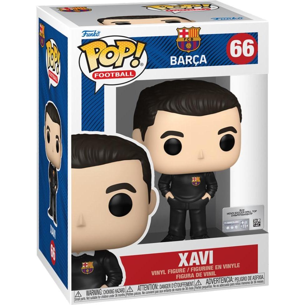 Thumbnail - Funko EFL POP! Football Vinyl Figur Barcelona - Xavi w/ CH 9 cm Sortiment (6)
