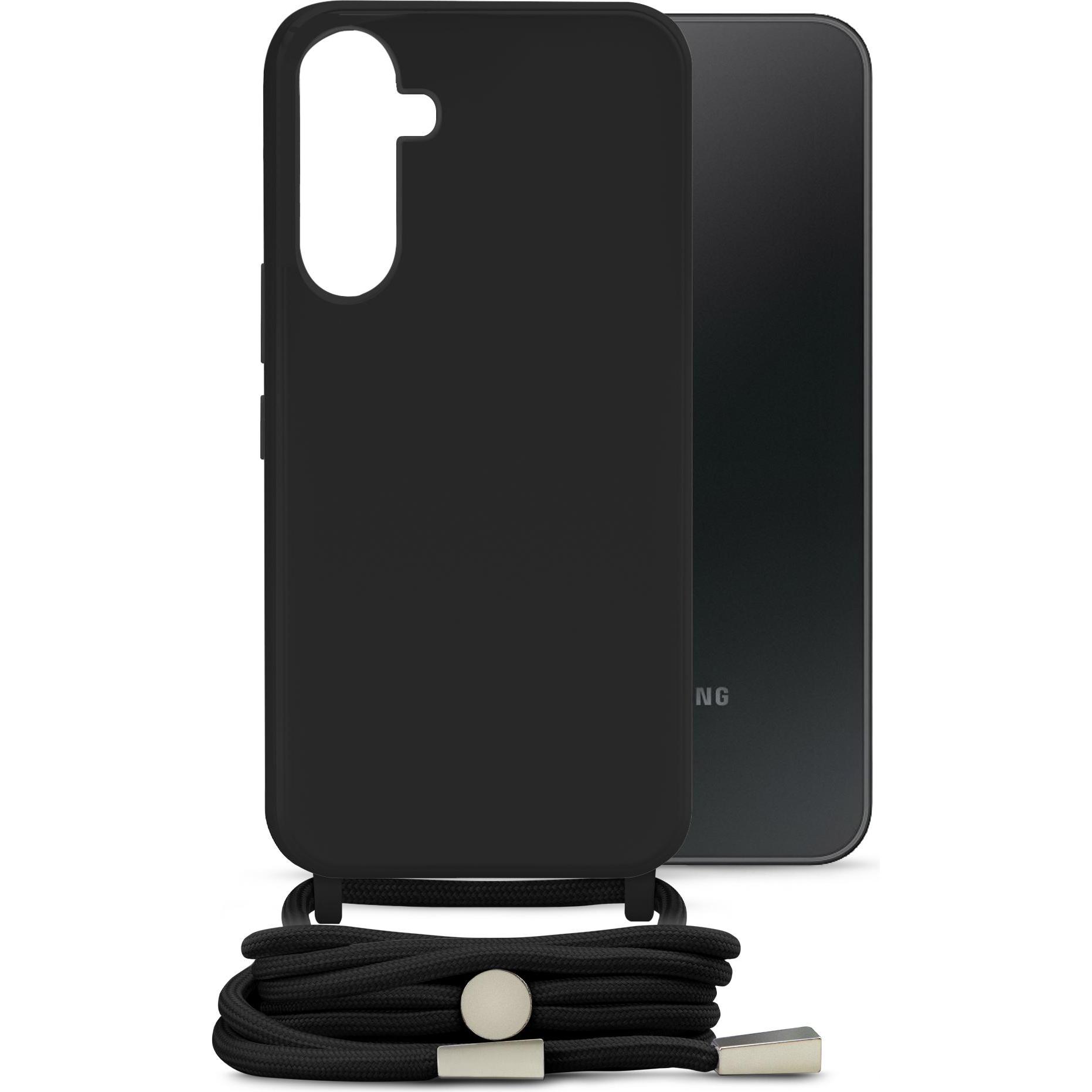 Mobilize Lanyard Gelly Case (Samsung Galaxy A34 5G), Smartphone Hülle, Schwarz