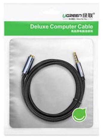 Productafbeelding Ugreen Audio AUX jack hoofdtelefoon verlengkabel 3-pin (2 m, 3,5 mm aansluiting (AUX))