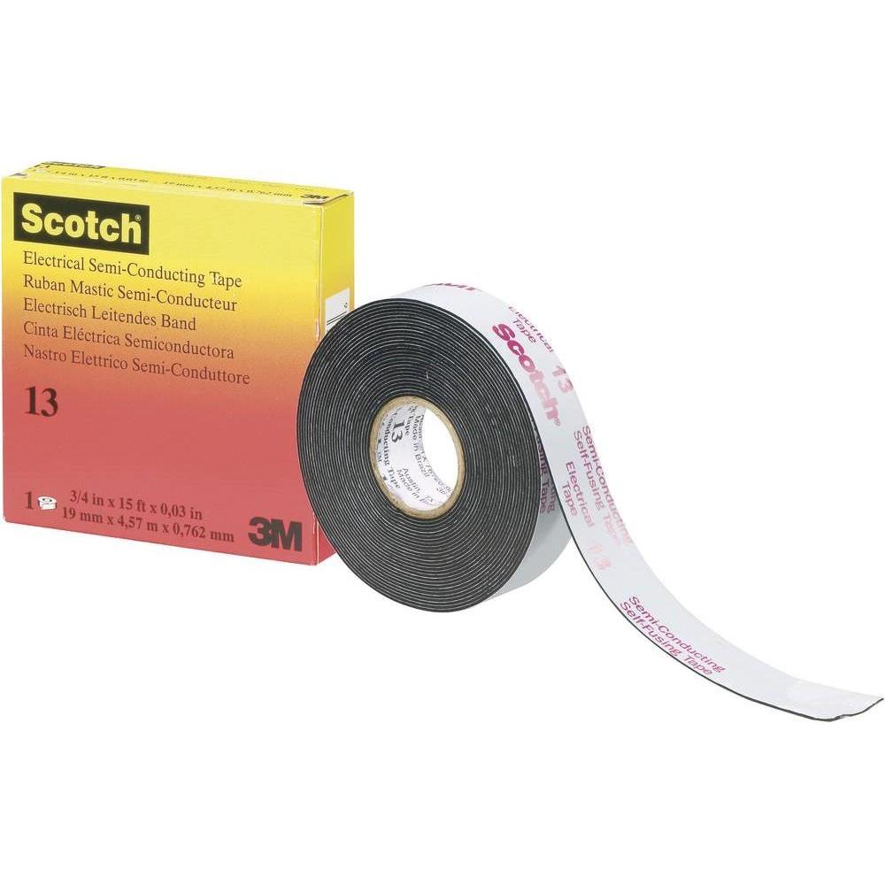 3M, Klebeband, Isolierband Scotch 13 Schwarz (19 mm)