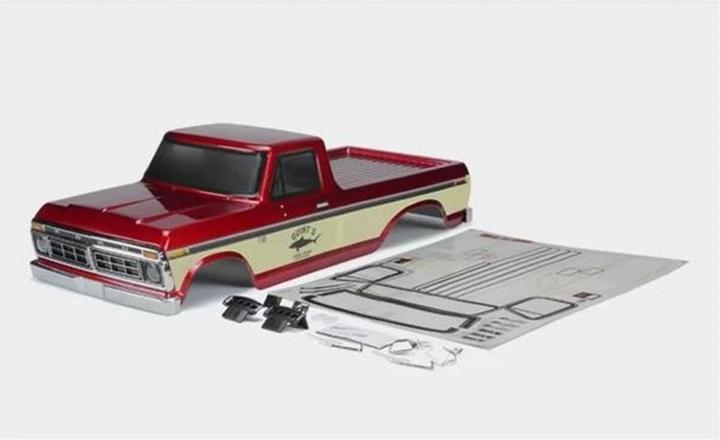 Actual product image Carisma SCA-1E Ford F-150 Painted Body Set Ruby Red WB 313 mm
