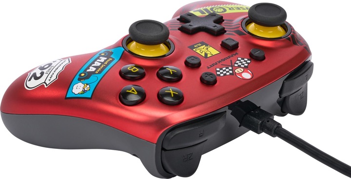 Image du produit PowerA La manette filaire PowerA-Nano pour Nintendo Switch - Mario Kart : Racer Red (Switch)