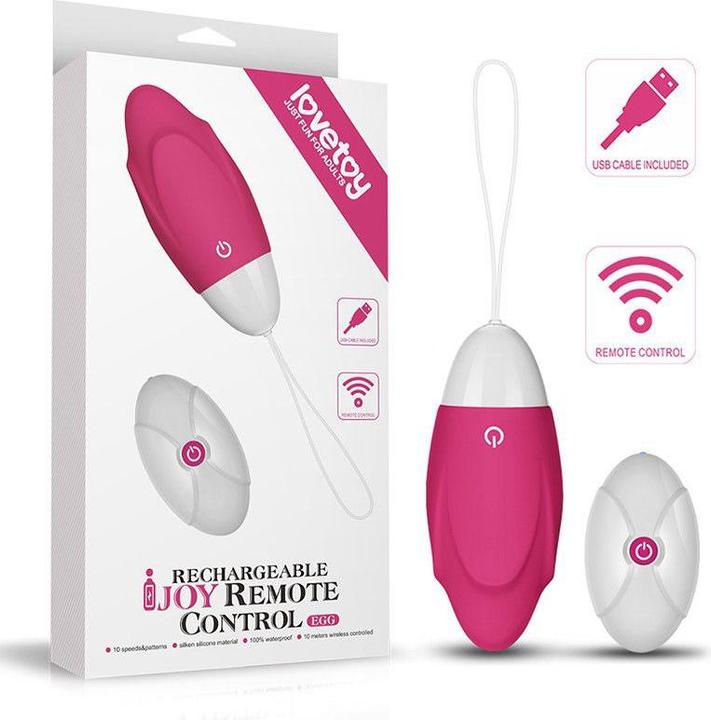 Actual product image Lovetoy Love Toy - iJoy 2 - Egg Vibrator with Remote Control - Pink