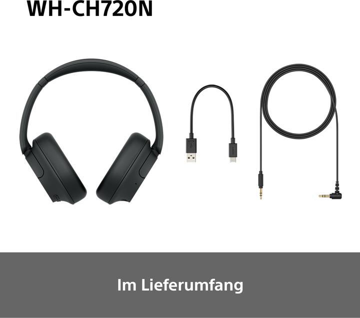 Produktbild Sony WH-CH720N (NC, 35 h, Kabellos, Kabelgebunden)