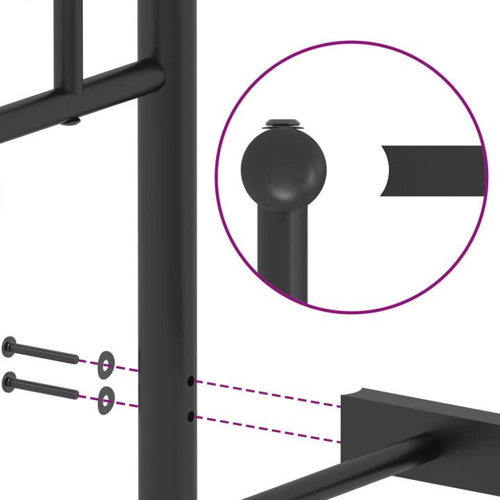Actual product image vidaXL Bettgestell (90 x 190 cm)