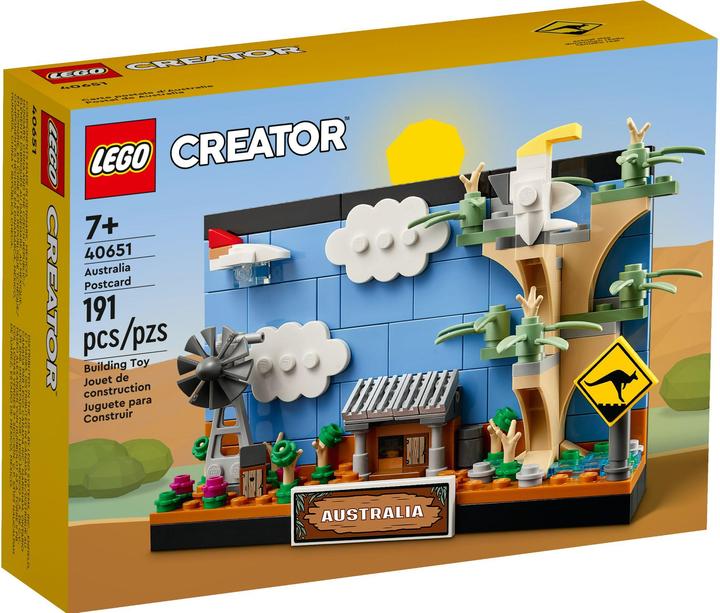 Produktbild LEGO Creator – Postkarte aus Australien | Mini-Souvenir mit Opernhaus & Koala - 40651 191 Teile