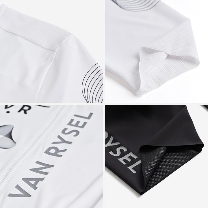 Actual product image Van rysel Zeitfahranzug Rennrad Sommer RCR-R 2 Team Herren Weiss (XL)