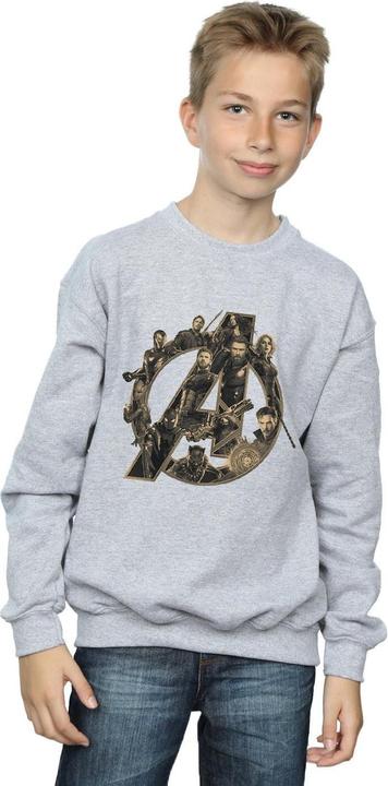 Produktbild Avengers Infinity War Logo Sweatshirt Jungen (140, 146)