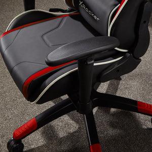 Actual product image X Rocker Chaise de jeu eSports compacte Agility JR Noire/Rouge