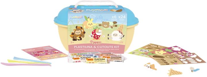 Actual product image Jovi Kawaii Koffer Plastilina Kit - Kawaii Tiere