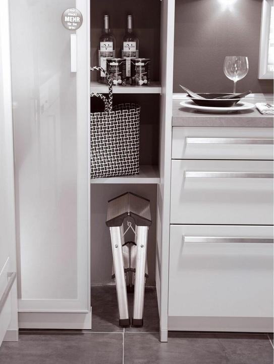 Immagine prodotto Hailo D60 StandardLine, scaletta in alluminio, 2x3 gradini (Stile, 64 cm)