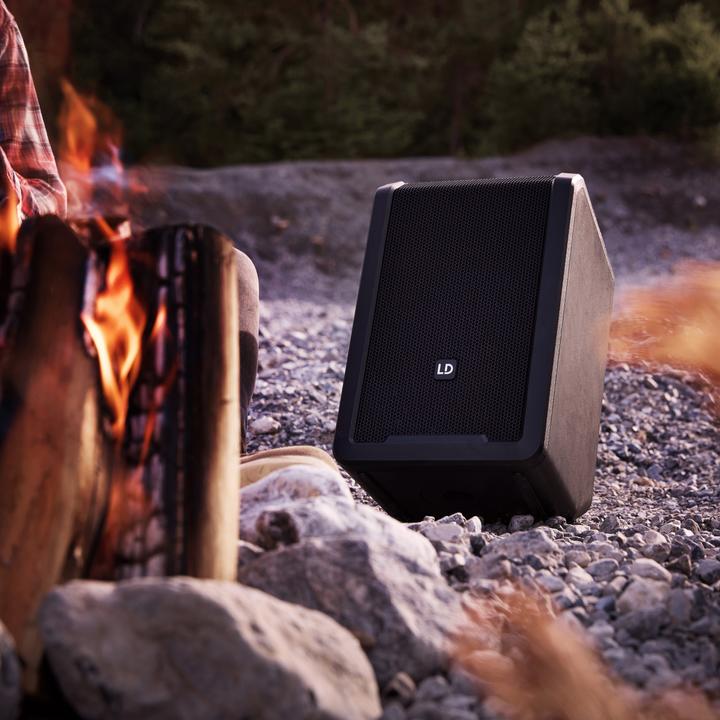 Image du produit LD Systems ANNY® 8 BPH B5 - Enceinte portable Bluetooth® PA avec batterie, mixeur et 1x micro-casque (incl. (Actif, 1x 80 W)