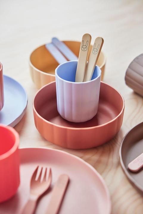 Actual product image OYOY Mini Children's cutlery set Pullo Blue