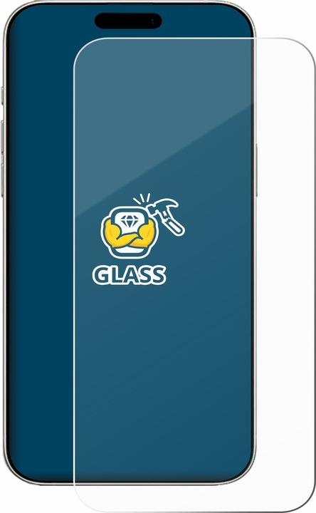 Productafbeelding BROTECT 9H gepantserde glazen screenprotector Helder transparant glas (1 Stuk, Apple iPhone 16)