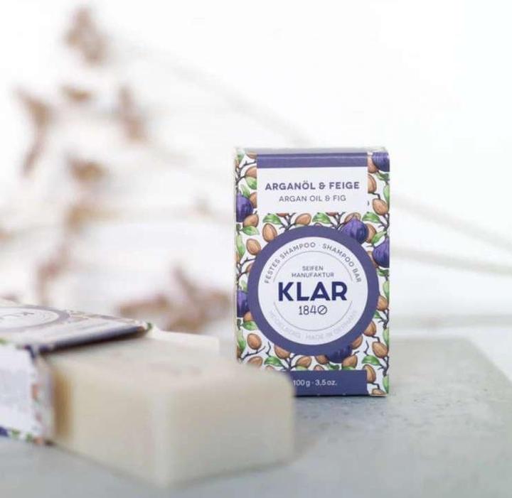 Image du produit Klar Huile d'argan & figue (Shampoing solide)