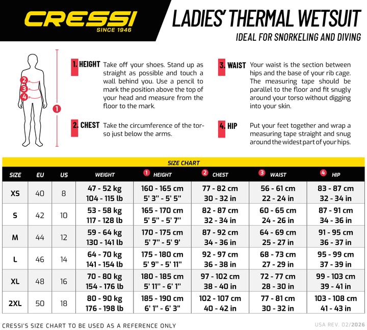 Image du produit Cressi Tiburon (2 mm, S)