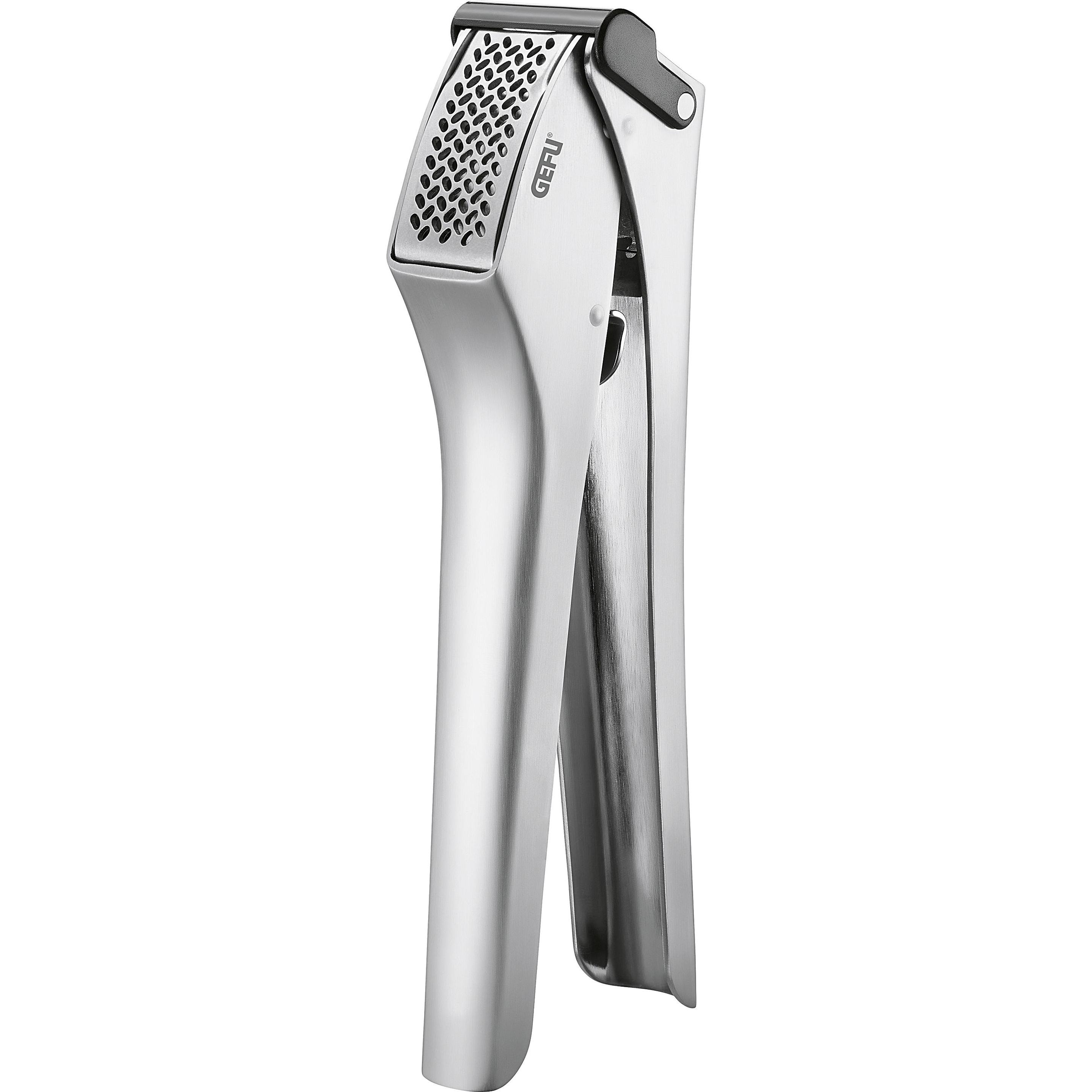 GEFU Knoblauchpresse Garlico, Küchengadgets, Silber