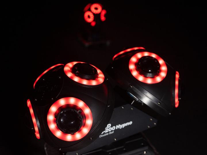 Actual product image Eurolite LED B-200 Hypno Double Ball beam effect