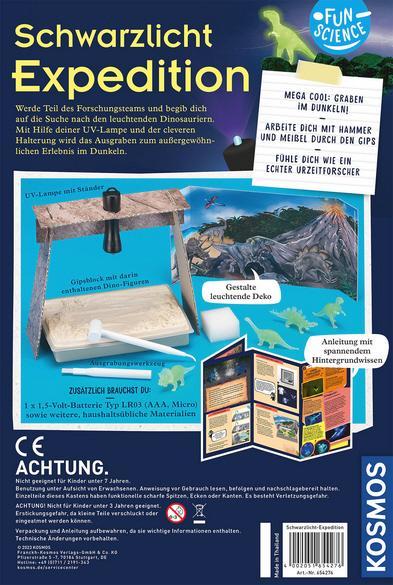 Actual product image Kosmos KOO Fun Science Black Light Expedition 654276